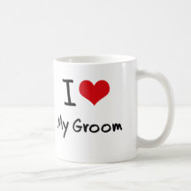 I heart My Groom Coffee Mugs