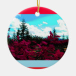 I lagra himmlar och skog julgransdekorationer