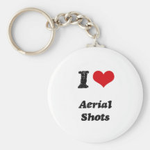 I Love Aerial Shots Key Chain