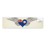 I Love Anguilla -wings Bumper Stickers