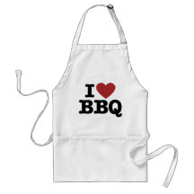 I Love BBQ Aprons