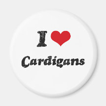 I love Cardigans Magnet