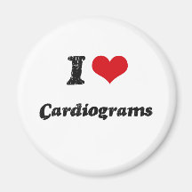 I love Cardiograms Magnet