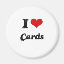 I love Cards Magnet