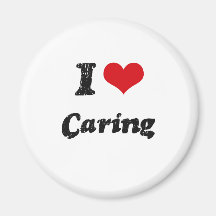 I love Caring Magnet