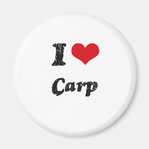 I love Carp Refrigerator Magnets