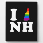 I LOVE GAY NEW HAMPSHIRE - WHITE -.png Photo Plaques