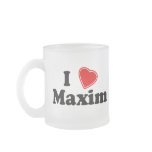I Love Maxim Mugs