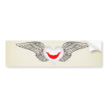 I Love Rapa Nui -wings Bumper Sticker