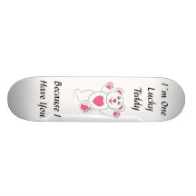 I´m en lycklig nalle skate deck