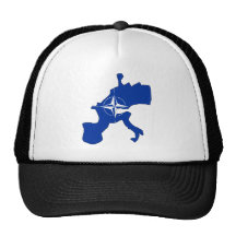 I naturlig storlek Nato-flaggakarta Baseball Hat
