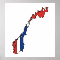 I naturlig storlek Norge flaggakarta