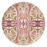 I ökenart nouveau tallrik