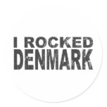 I Rocked Denmark Stickers