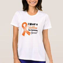 I Wear a Ribbon For Someone Special Skin Cancer Tee Shirt