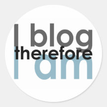 iblog runda klistermärken