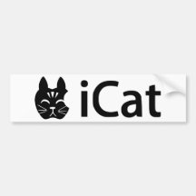 iCat Etiqueta De Parachoque
