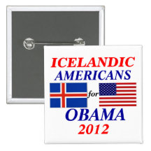 icelandic amerikaner för Obama Nål