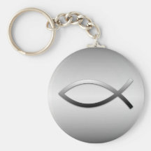 Ichthys Jesus fisk Nyckel Ring