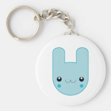 Ickle blåttkanin Keychain Nyckelring