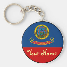 Idaho FLAGGA Nyckel Ringar