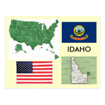 Idaho USA Vykort