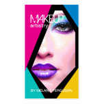 Idérika visitkortar för anpassadeMakeupkonstnär