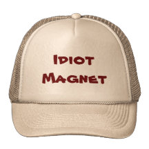 IdiotMagnet-Humor/förolämpningordstävhatt Keps
