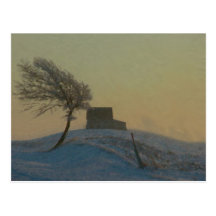 Illinois snöstorm vykort