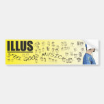 ILLUS: Bra musikbildekal för känselförnimmelse