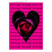 ILoveMyDogHeart Kort