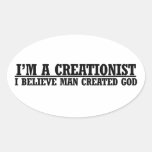 Im en rolig ateisthumor för creationist klistermärken