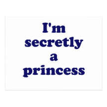 Im i hemlighet en princess vykort