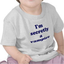 Im i hemlighet en vampyr tee shirt