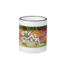 Impatiens trädgård kaffe kopp