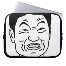 Impossibru!! Komiskt ansikte Laptop Datorfodral