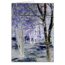 In i skogen… hälsnings kort