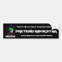 Inbillad Rockstar bildekal