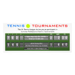 Inbjudan 3 för tennisturneringfunktionskort