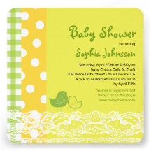 Inbjudan för baby shower för mamma- & babyfågelsnö