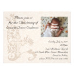 Inbjudan för babyfotoChristening