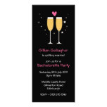 Inbjudan för champagnerostat brödBachelorette part