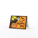 Inbjudan för Halloween dräktparti för ungar Hälsningskort