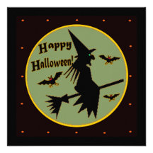 Inbjudan för Halloween häxamall