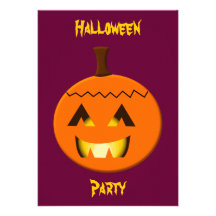 Inbjudan för Halloween pumpaparty
