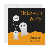 Inbjudan för Halloween spökeparti