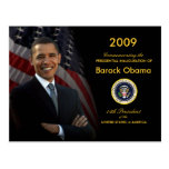 Inbjudan för Obama invigningparty Vykort