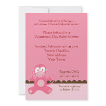 Inbjudan för valentines daypartybaby shower