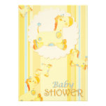 Inbjudningar för baby shower för Safaribabygiraff