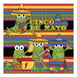 Inbjudningar för grodaCinco de Mayo beställnings- 